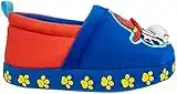 Paw Patrol Boy's Chase and Marshall A-Line Plush Slipper,Blue Red Toddler Size 9/10