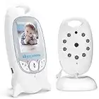 MYPIN Baby Monitor, 2.0" LCD Screen Video Baby Monitors with Camera and Night Vision Baby Camera Monitor Dog Camera Fetal Doppler Baby Essentials Motorola Baby Monitor Two-Way Talk Lullaby