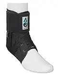 ASO Ankle Stabilising Brace with plastic inserts, Black, Medium