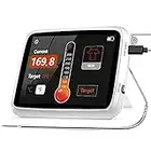 Digital Meat Thermometer for Cooking,2022 Upgraded Touchscreen LCD Large Display Instant Read Food Thermometer with Backlight,Long Probe,Kitchen Timer,Cooking Thermometer for Oven
