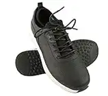 Zerimar Chaussures de Golf pour Hommes | Chaussures en Cuir pour Hommes | Chaussures de Golf pour Hommes | Chaussures de Sport en Cuir | Chaussures de Golf | Couleur: Noir Taille 45