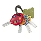 B. toys - LucKeys 4 clés de jouet texturées pour bébés et tout-petits - sons de lampe de poche et de voiture - 100% non toxique et sans BPA ABS / PP / METAL / ELECTRONIQUE