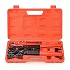 iCrimp Pex Pipe Crimping Tool Kit for 3/8.1/2.3/4.1" Copper Ring with Free Gauge and Pex Pipe Cutter - Meets ASTM F1807 and Portable