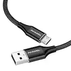 ANMIEL Micro USB Cable 3M 2.4A Fast Charging Nylon Braided USB Charger Lead,Android Charger Cable for Amazon Kindle, Kindle Fire, Fire HD Tablets Samsung Galaxy S7/S6/S5 J7 More Android Devices