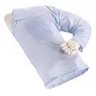 GOODS+GADGETS Boyfriend Cuddle Pillow - Side Sleeper Pillow - Gift for Single Women