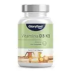 Vitamina D3 K2 200 Compresse (7 Mesi), Vitamina D, Vitamin D3 2000 UI + 100 µg Vitamina K, Supporta Ossa, Denti, Muscoli, Articolazioni & Sistema Immunitario, Vit D3 e Vitamina K2 Menachinone MK7 99%