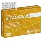 Vitamina A pura, 360 microcompresse ad alto dosaggio | 1200mcg per compressa di Vitamina A, 4000ui ad alta biodisponibilità | Agocap, Integratore Vitamina A, fatto in Italia