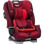 Graco Slimfit All-in-One Kombi-Autositz, Gruppe 0+/1/2/3 (Geburt bis 12 Jahre, 0-36 kg), Chili