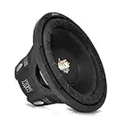 Lanzar 8 inch Car Subwoofer Speaker - Black Non-Pressed Paper Cone, Aluminum Voice Coil, 4 Ohm Impedance, 800 Watt Power and Foam Edge Suspension for Vehicle Audio Stereo Sound System - MAXP84