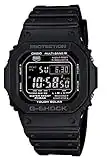 Casio Men's GW-M5610-1BJF G-Shock Solar Digital Multi Band 6 Black Watch, Blacl, Digital