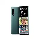 Sony Xperia 5 IV - Smartphone Android, Téléphone Portable Ecran 6.1 Pouces 21:9 Wide HDR OLED - Taux de rafraichissement de 120Hz - Triple Objectif (avec Un revêtement ZEISS T*) - 8Go RAM (Vert)