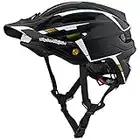 Troy Lee Designs Adult|All Mountain|Mountain Bike Half Shell A2 Helmet Sliver W/MIPS (Black/White, XL/2X)