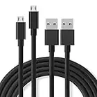 2 Packs Replacement USB Charger Cable for Fire Tablets Kindle eReaders(Made before 2019)Fire HD 8 HD 10, Voyage Oasis and other Device(3.3ft)