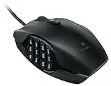 Logitech G600 MMO Gaming Mouse, Black (910-002864)