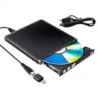 External Blu Ray DVD Drive 3D,USB 3.0 Bluray Disc Burner Reader Burner Slim BD CD DVD RW ROM for PC Mac Windows 7 8 10 XP Linxus (Black)