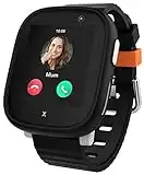 XPLORA X6 Play - Watch Phone for Children (4G) - Calls, Messages, Kids School Mode, SOS Function, GPS Location, Camera and Pedometer - Including 3 months free subscription (BLACK)