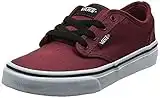 Vans Atwood, Zapatillas Unisex niños, Canvas Oxblood/Black, 39 EU