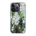 Casetify Clear Case for iPhone 14 Pro Compatible with Magsafe - Wild Squill Flowers