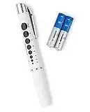 Primacare DL-9325 LED Diagnostic Penlight with Imprinted Pupil Gauge, Reusable and Lightweight Medical Pen Light for Nurse, Student, Doctors EMT, Batteries Included, White