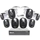 Swann Home DVR Security Camera System with 1TB HDD, 8 Channel 8 Camera, 1080p Full HD Video, Indoor or Outdoor Wired Surveillance CCTV, Color Night Vision, Heat Motion Detection, LED Lights, 845808