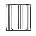 Dreambaby Ava Baby Safety Gate - Pressure Mounted Security Gate - Fits Opening from 75-81 cm Wide & 75cm Tall - with Double Locking Mechanism Feature - Charcoal - Model G2096BB