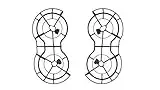 Dji Mini 2/Mini SE 360° Propellerschützer - Zubehör für Drohnen, Sicherheit während des Fluges, 18 Minuten Flugzeit, kreisförmige Parahelien - Schwarz