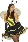 maylynn 12204 - Costume di carnevale da ape - sexy e provocante - 5 pezzi - giallo - 42/44