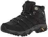 Merrell Men's Moab 3 Prime Mid Waterproof Hiking Boot, Black, 10.5