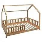 Lit cabane Enfant Bosco - Bois 90x190 cm - Atmosphera créateur d'intérieur