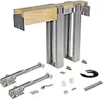 Johnson Hardware 1500 Soft Close Series Commercial Grade Pocket Door Frame for 2x4 Stud Wall (30 inch x 80 inch)