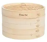 Helen Chen's Asian Kitchen Bamboo Steamer, 10-Inch