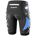 NICEWIN Pantaloncini da Ciclismo da Uomo Bicicletta Pantaloncini MTB Ciclismo Uomo Imbottiti in Gel 4D Traspiranti ad Asciugatura Rapida