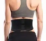 AllyFlex Sports® Lightweight Back Brace Under Clothes Breathable Honeycomb Mesh & Dual Lumbar Pads for Lower Back Pain Relief, Adjustable Straps for Optimal Lower Back Support - XL/XXL