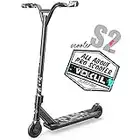 Vokul TRII S2 Pro Stunt Scooter for Age 8+; Decent Entry Level Trottinette Freestyle Pro Scooter for Kids Teens - 19.5" W*23.8" H Handlebar - 6061 Aluminum 20" L*3.9" W Deck; Stable Performance