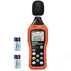 Sound Level Meter, Protmex MS6708 Portable Digital Audio Decibel Sound Level Tester Monitor dB Meter, Measurement Range 30-130 dBA, Accuracy 1.5dB, Noise Meter With Large LCD Screen Display Fast/Slow Selection