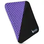 HappyMonkeyLab Purple Seat Cushion for Office Chair, Car, Desk, Wheelchair Ultimate Gel Seat Cushion for Butt - Desk Chair Cushion for Long Sitting - Tailbone Pain Relief and Sciatica
