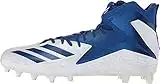 adidas Men's Freak X Carbon Mid Football Shoe, White Collegiate Royal, 18 M US