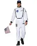 Spirit Halloween Adult White NASA Jumpsuit Costume - Teen