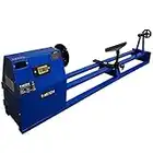 Tour à Bois 4 Vitesses Moteur 400 W /220V 1400tr/min - Longueur Découpe 1000 mm - Diamètre Ø 350 mm [6 Ciseaux GRATUITS] Bricolage Outils Menuiserie Charpentier Travail du Bois DIY