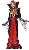 Spooktacular Creations Royal Vampir Kostüm für Mädchen Deluxe Set Halloween gotisch Viktorianische Vampirin Queen Dress Up Party (Small)