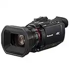 Panasonic X1500 4K Professional Camcorder with 24X Optical Zoom, WiFi HD Live Streaming, HC-X1500 (USA Black)