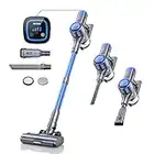 BuTure Cordless Vacuum Cleaner,33KPA 450W Powerful Stick Vacuum with LED Touch Screen, Anti-Winding Brush and Wall-Mounted Charging,Automatic Dust Detection,Vacuum Cleaner with 1.2L Dust Cup