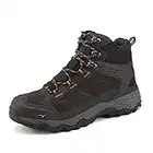 NORTIV 8 Men's Waterproof Hiking Boots Outdoor Mid Trekking Backpacking Mountaineering Shoes Brown Size 10.5 US JS19004M