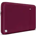 DOMISO 10,1 Pollici Custodia Borsa per Computer Portatile PC Protettiva Tablet Sleeve per 9,7" 10,5" 11" iPad Pro/iPad Air/Microsoft Surface Go/Samsung Galaxy Tab S4/Lenovo Ideapad D330,Vino Rosso