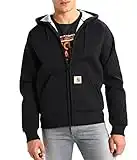 Carhartt Car-Lux Hooded Jacket suéter, Negro (Black/Grey 89.93), Large para Hombre