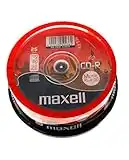 Audio CD-R 80 min./700 MB Maxell XL-II 80 in campana di 25 pezzi