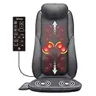 Snailax Back Massager with Heat, Shiatsu Massage Chair Pad for Back Pain, Rolling Kneading Massage Seat Cushion, Gifts for Women/Men, Stress Relax at Home Office