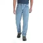 Wrangler mens Relaxed Fit Jeans, Vintage Indigo, 36W x 32L US