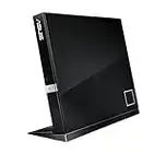 ASUS SBW-06D2X-U - Grabadora de Blu-ray externa 6X, Diseño de Stand, Compatible con Mac, Admite M-DISC, Cifrado de Disco, Almacenamiento Web Ilimitado (12 meses), NERO Backitup, E-Media