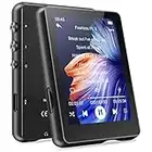 32GB MP3 Player Bluetooth 5.0 MECHEN 2,4'' Touchscreen Tragbarer MP3-Player zum Laufen mit Line-in-Aufnahme, FM-Radio, Lautsprecher, Unterstützt bis zu 128GB (Schwarz)